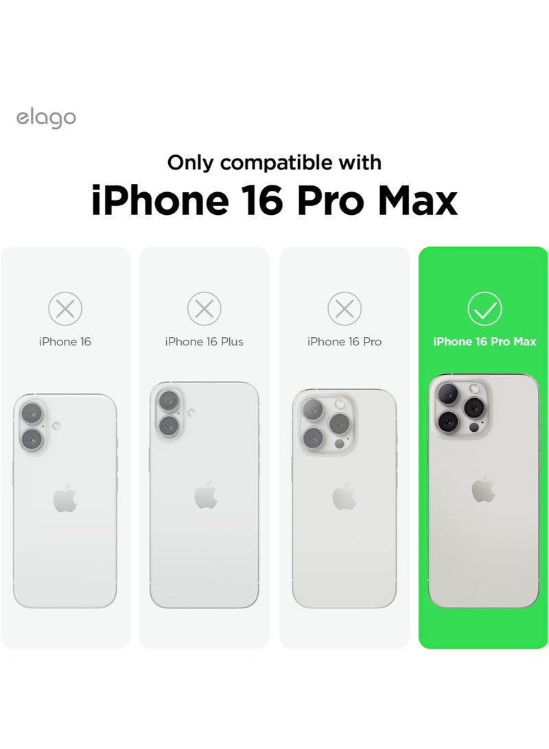 Elago Liquid Silicone for iPhone 16 Pro MAX Case Cover Full Body Protection, Shockproof, Slim, Anti-Scratch Soft Microfiber Lining - Jean Indigo - Image 2