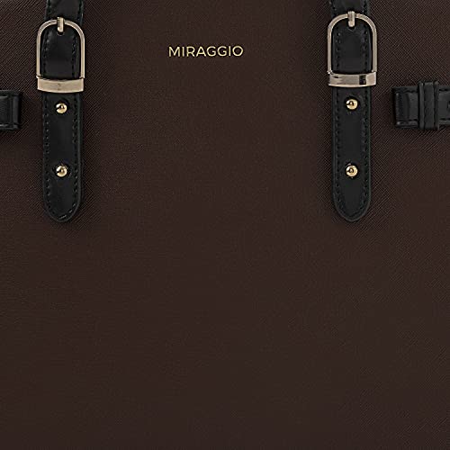 Miraggio Rosalind Tote Bag For Women With Adjustable & Detachable Strap | Fits Upto 13 Inch Laptop | Office Bag For Women Stylish - Image 4