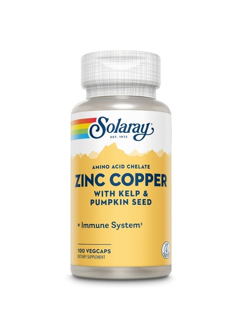 Zinc Copper Immune And Antioxidant Support 100 Vcaps