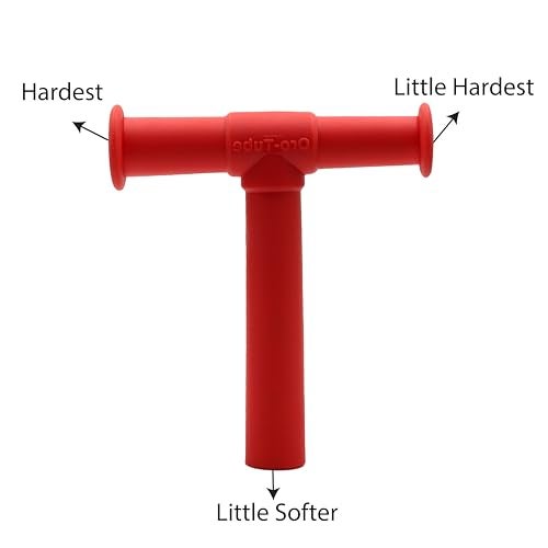 SPEECHGEARS Oro-Tube, A Chewing Tube For Speech Feeding And Sensory Integration Red(Medium Soft) - Image 5