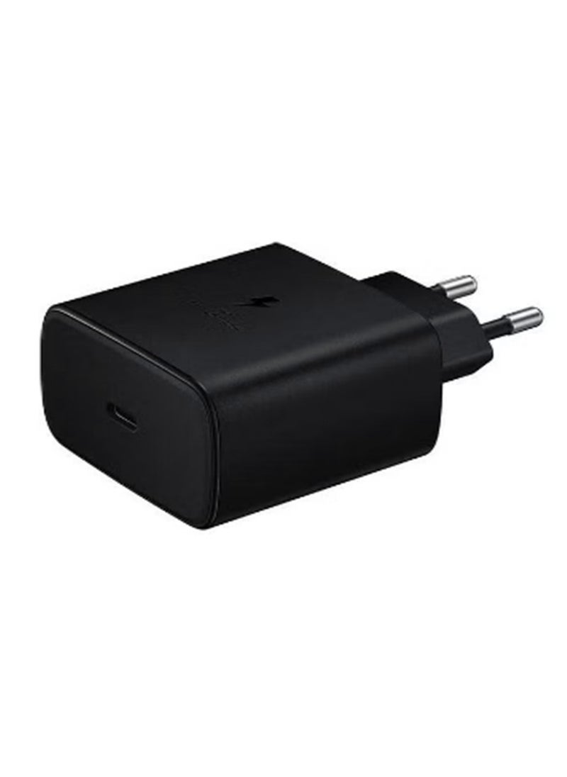 ماركة غير محددة - محول سفر فائق السرعة مع كابل USB من النوع C إلى USB من النوع C بقدرة 45 وات باللون الأسود - Image 1