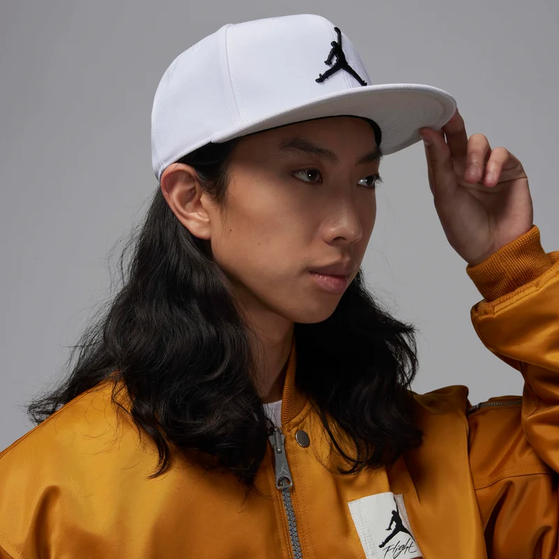 Jordan White Jumpman Pro Adjustable Cap  | Best Price UAE