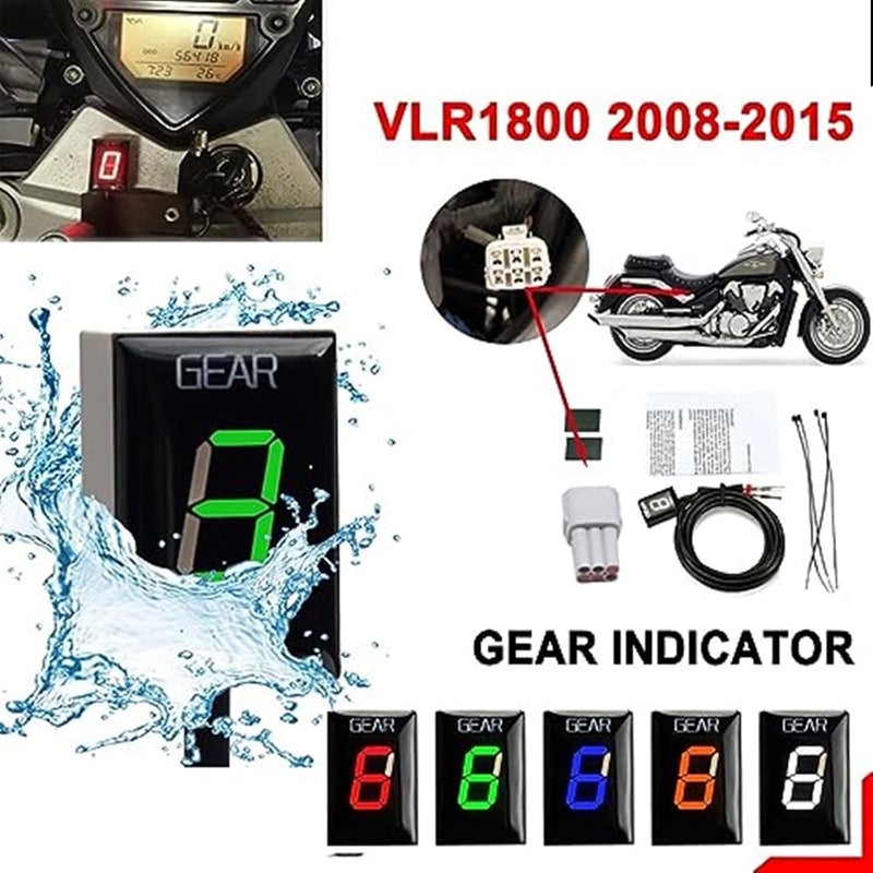 Wivplex Motorcycle 1-6 LIGHT Gear Display Indicator - Image 4