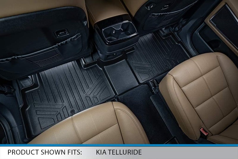 SMARTLINER Custom Floor Mats 3 Rows & Cargo Liner Set for 2020-2021 Kia Telluride - Image 4