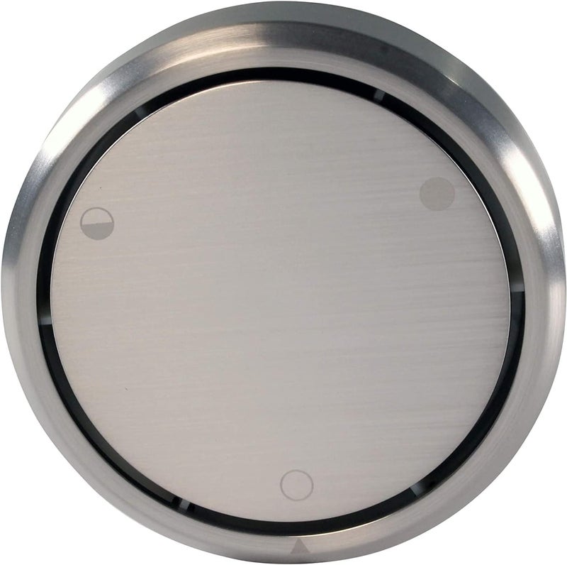 Westbrass D493CH-5-07 Patented Deep Soak Round Replacement 2-Hole Bathtub Overflow Cover for Full and Over-Filled Closure, Satin Nickel (5-Pack) - Image 2