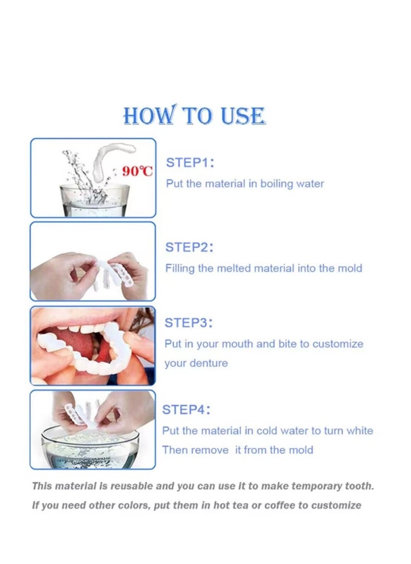 Generic False teeth/Smiling teeth Temporary perfect false tooth mold braces, can immediately capture confident smiles  - Image 2