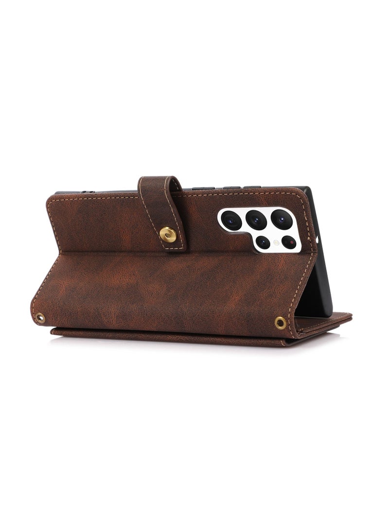 Suitable For Samsung Vintage Wallet Leather Case - Image 2