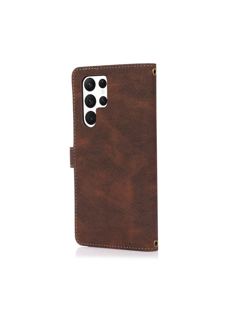 Suitable For Samsung Vintage Wallet Leather Case - Image 1
