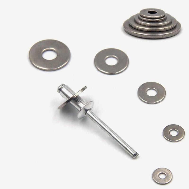 325 Pcs Flat Washers Assortment Kit M3 M4 M5 M6 for Screws Fasteners Mechanical Applications - Image 4