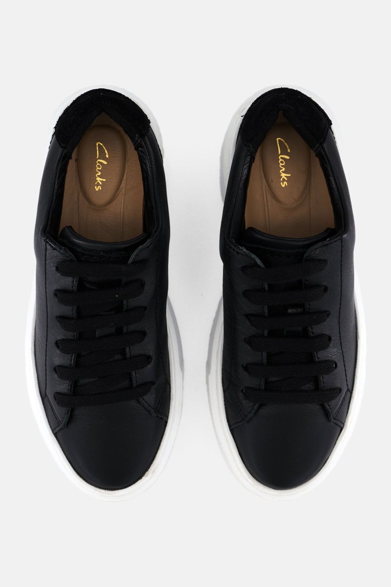 clarks Women Standard Lace Up Casual Shoes, Black - Image 3