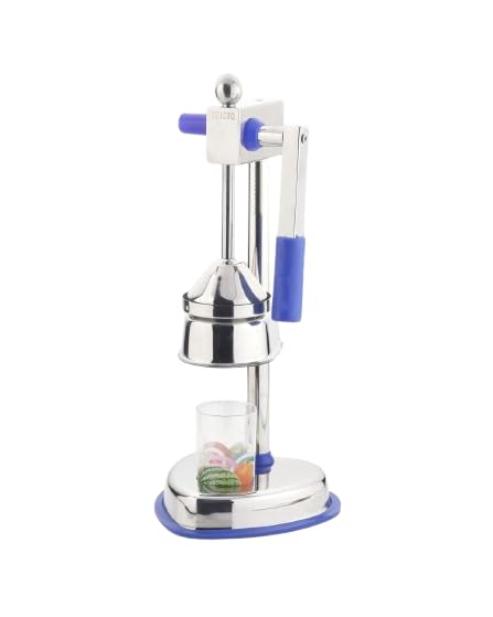 JUICIQ Manual Fruit Juicer Hand Press Citrus Press Juice Machine for Home Made Instant Guest Serving Drink Aluminium Hand Press Citrus Fruit Juicer and Vegetables - Image 1