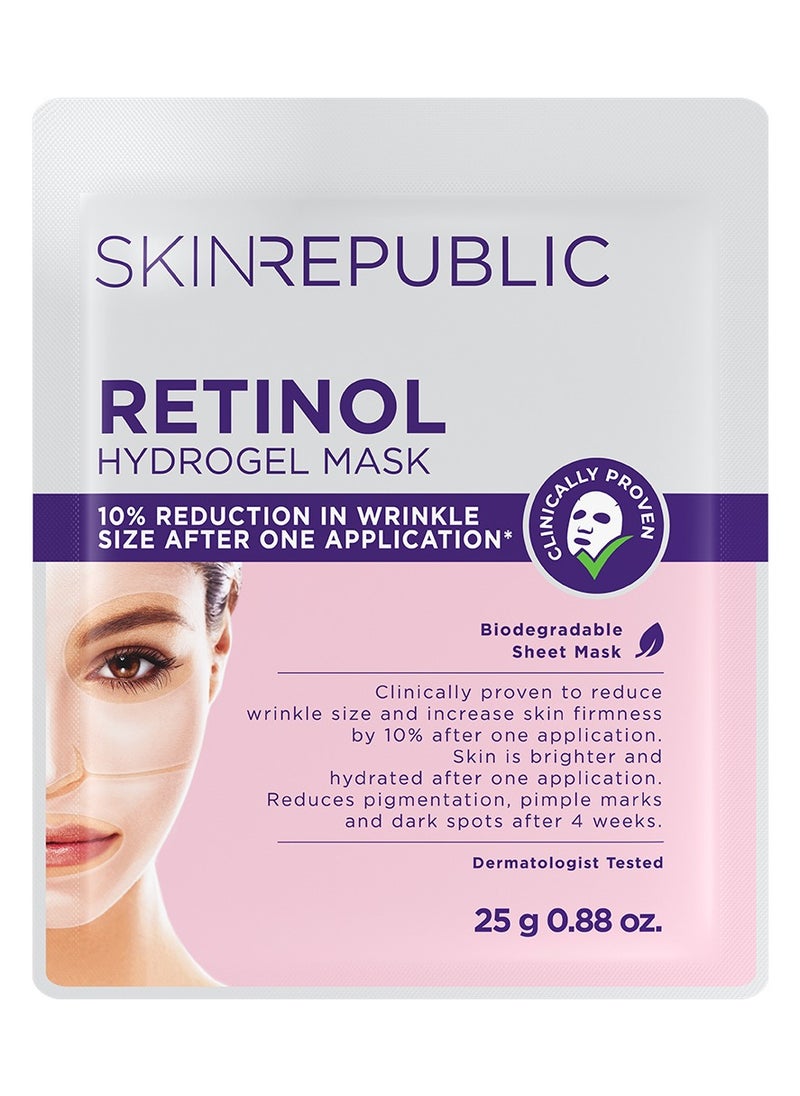 SKIN REPUBLIC Retinol Hydrogel Face Mask Sheet 25g  - Image 1