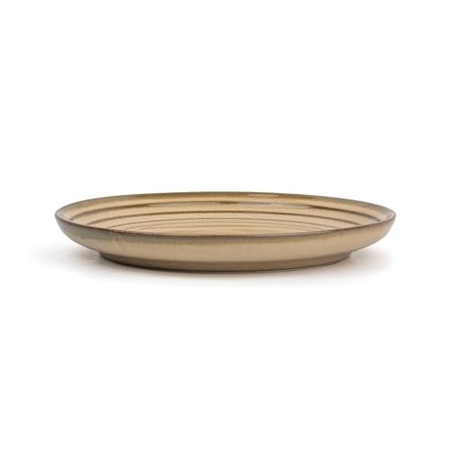 Shay Quarter Plates Set of 6, Beige Reactive | Glossy Finish | Ceramic Snack Plates | Snacks Plates Set of 6 | Dessert Plates | Snack Plate | Small Plates (Quarter Plate, Beige Reactive) - Image 4