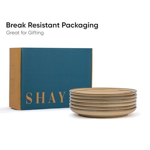 Shay Quarter Plates Set of 6, Beige Reactive | Glossy Finish | Ceramic Snack Plates | Snacks Plates Set of 6 | Dessert Plates | Snack Plate | Small Plates (Quarter Plate, Beige Reactive) - Image 5