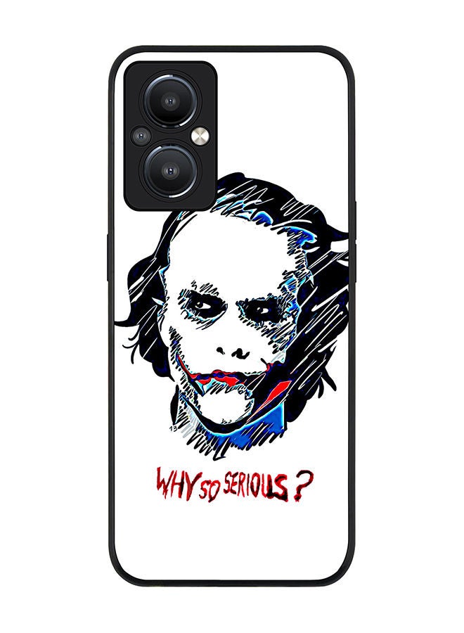 Stylizedd Rugged Black edge case for OnePlus Nord N20 5G Slim fit Soft Case Flexible Rubber Edges Anti Drop TPU Gel Thin Cover - Why So Serious - Image 1