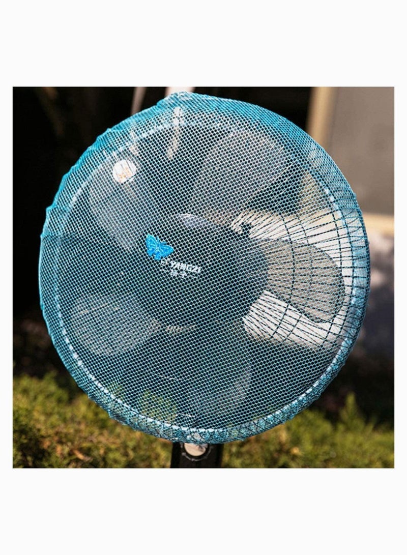 Y&D Fan Cover, SYOSI 2 Pcs Cute Safety Guard Cover Dustproof Child Mesh Protective (Pink and blue) - Image 2