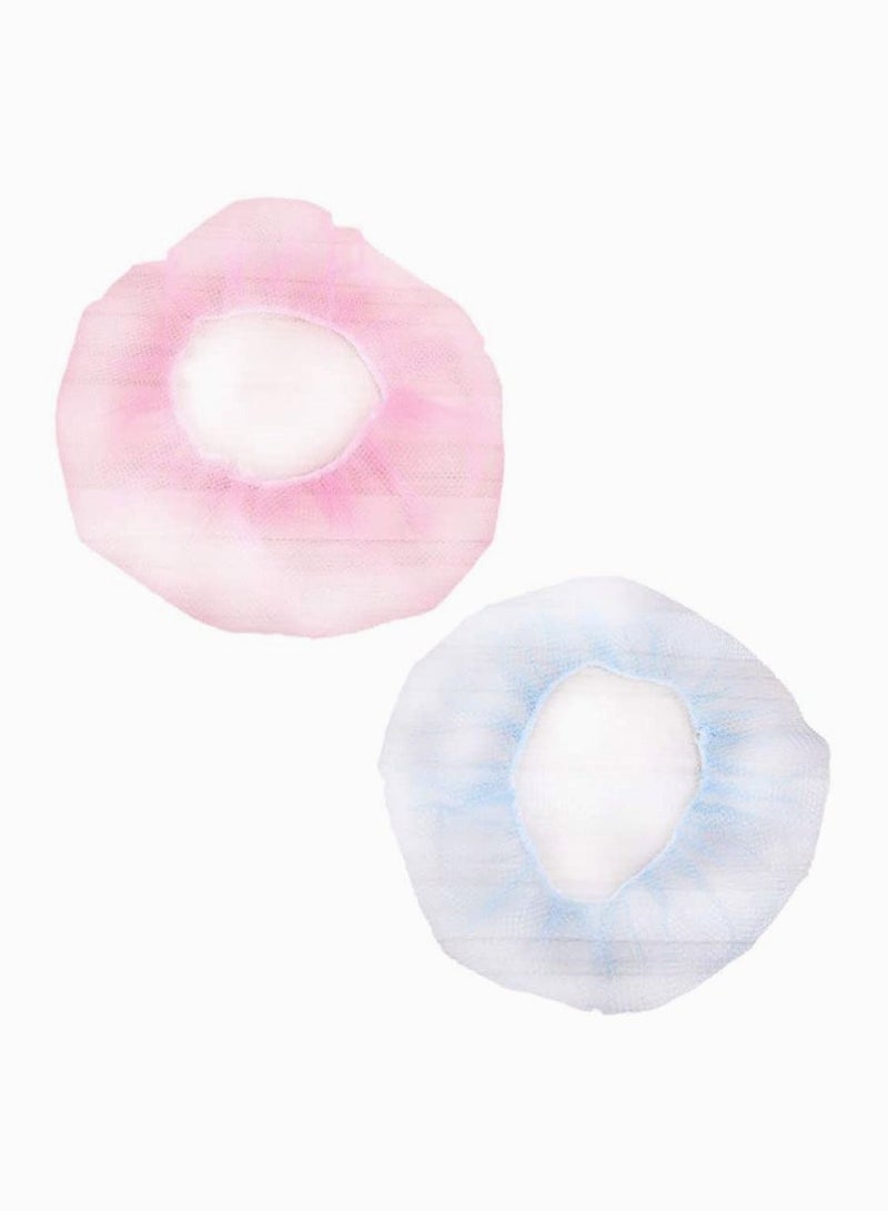 Y&D Fan Cover, SYOSI 2 Pcs Cute Safety Guard Cover Dustproof Child Mesh Protective (Pink and blue) - Image 1
