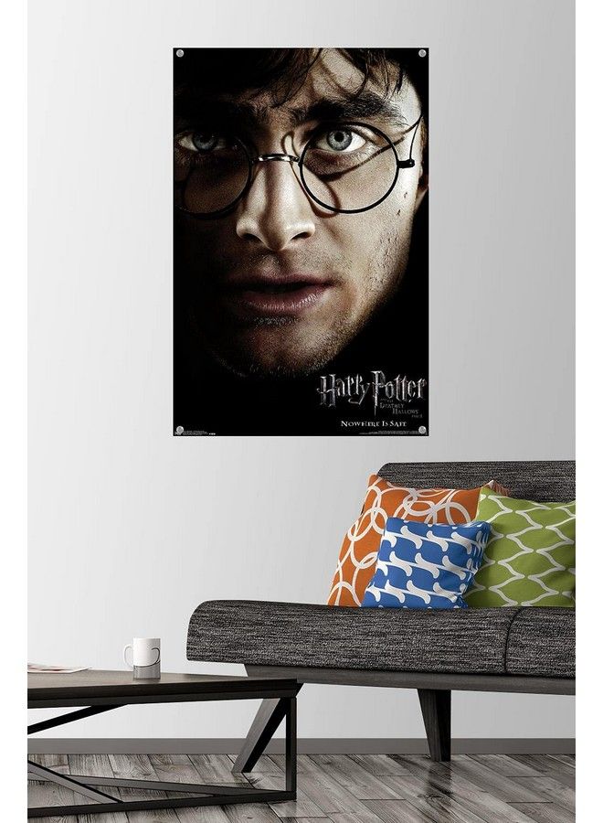 Trends International Harry Potter And The Deathly Hallows: Part 1 Harry One Sheet Wall Poster With Push Pins - Image 3