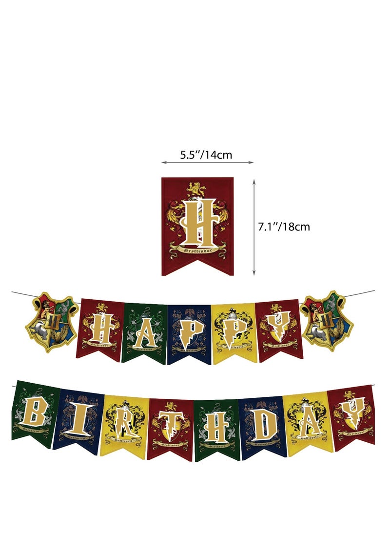 xppier 45 Pieces Harry Potter Theme Birthday Decorations for Children's Birthday Supplies  - Image 3