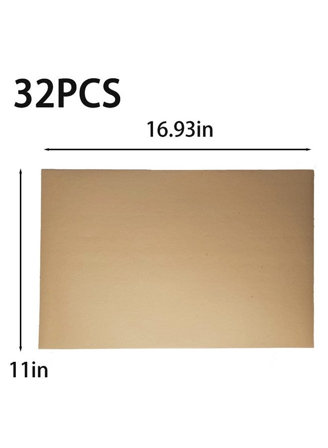 Hamiledyi Hamiledyi Bird Gravel Paper, Special Sea Sand Liner for Page, Parrot Cage Gravel Paper Mat, 17x11 Inch Disposable Cushion Pads for Bird Parakeet Budgie 32PCS - Image 2