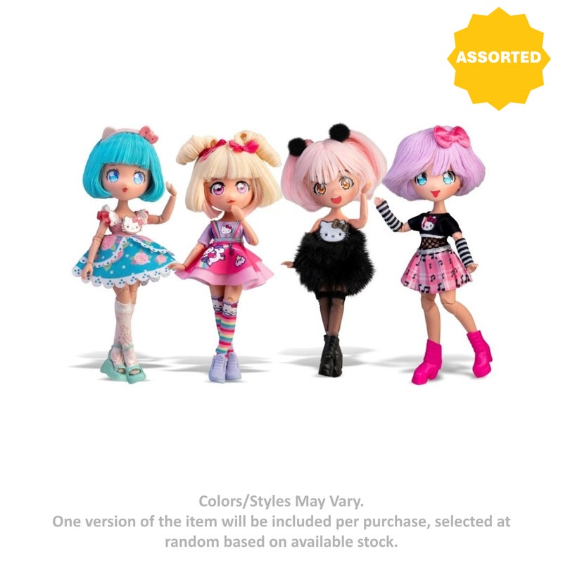 Hello Kitty Sanrio Hello Kitty and Friends Manga Fashion Doll (19.5 cm, Assorted) - Image 1