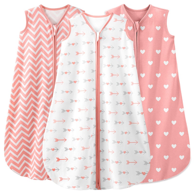 Yoofoss Baby Sleep Sack 6-12 Months Baby Wearable Blanket 100% Organic Cotton 2-Way Zipper TOG 0.5 Toddler Sleeping Sack, Lightweight Sleep Sacks for Babies - Image 1