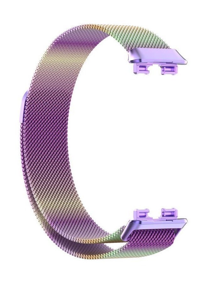 Suitable for Huawei Band 8/Huawei Band 9/Huawei Band 10 metal Milanese Magnetic Loop Watch Strap - Image 3