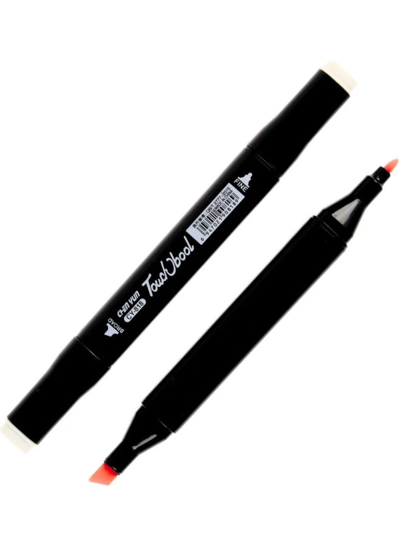 Event Marker 36 Piece Set Portable Marker Pen Set with Bag 36 Color Double Sided Marker Pen Set  - Image 3