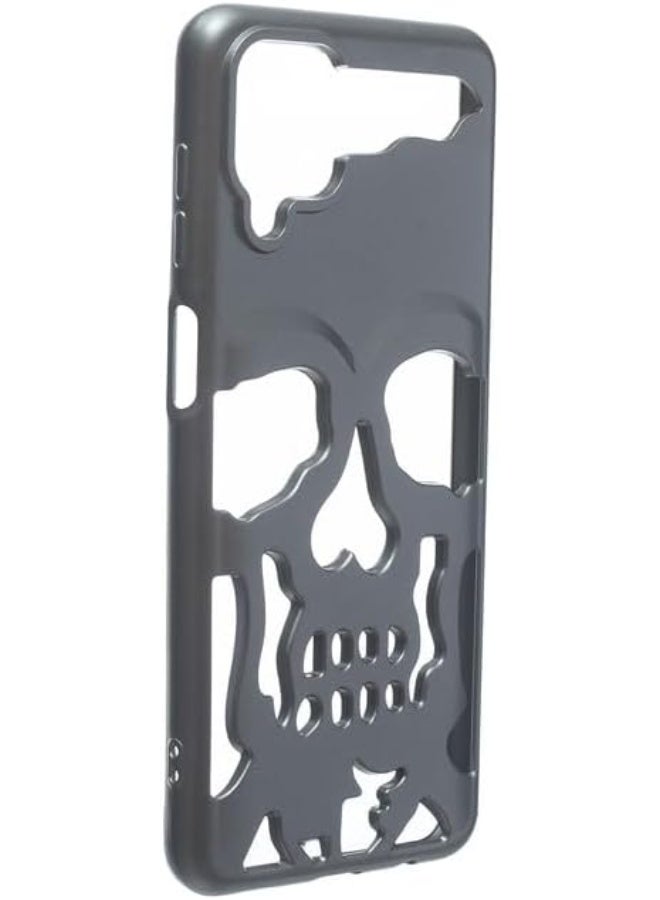 Fashion Case Silicone Back Cover For Samsung A12- Gray - Image 3