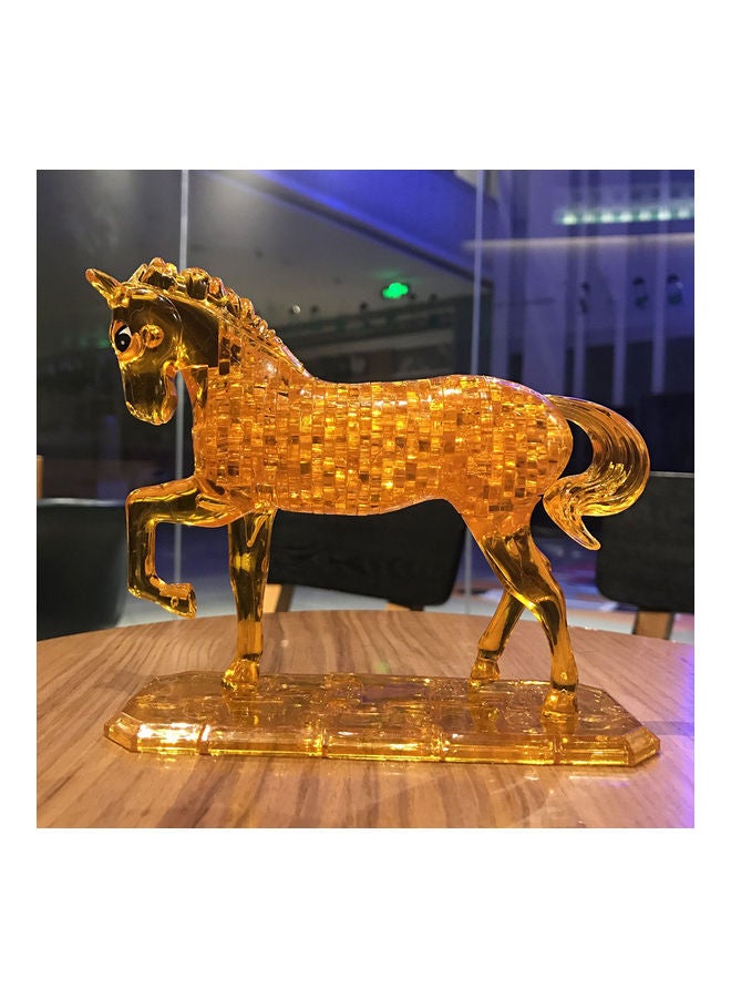 مجموعة بازل كريستال بتصميم حصان ثلاثي الأبعاد - Image 2