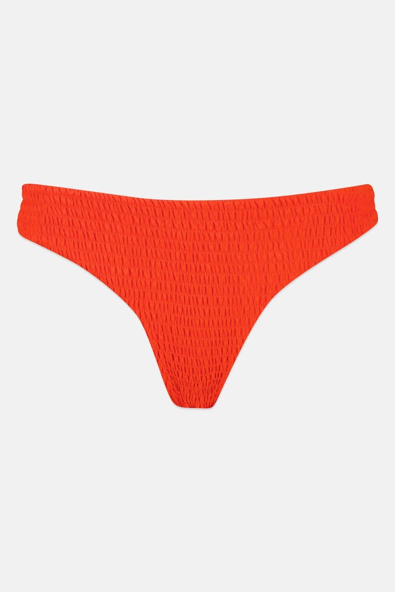 Billabong Women Plain Bikini Bottom, Orange - Image 3
