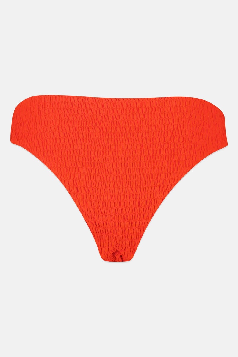 Billabong Women Plain Bikini Bottom, Orange - Image 2