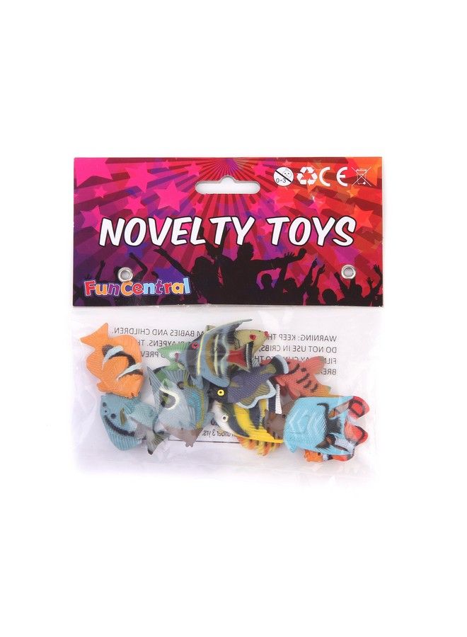 Fun Central 24 Pieces Mini Tropical Fish Party Favor Fish Figure For Kids Assorted Styles - Image 3