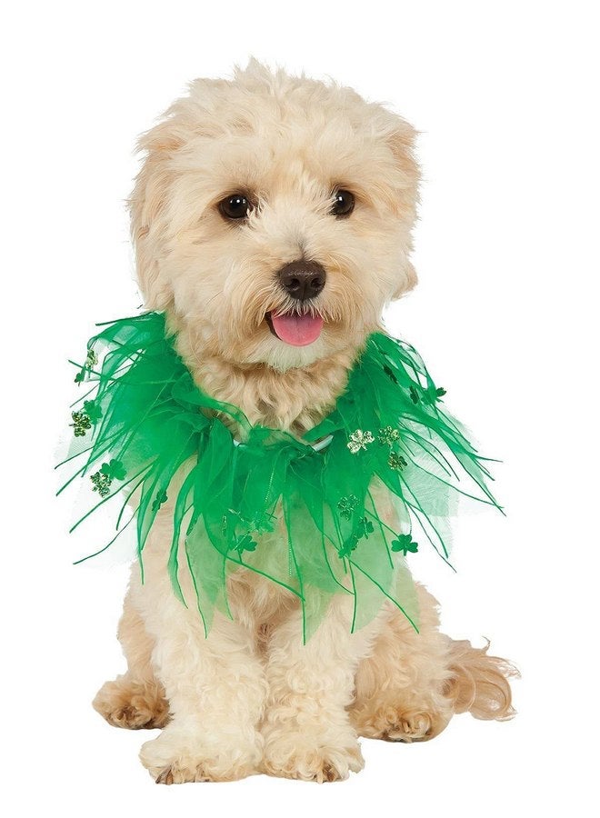 St. Patrick's Day Fancy Collar Dog Costume, Medium/Large, Multicolor , Small/Medium