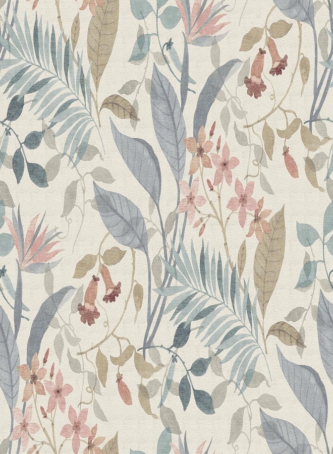 NuWallpaper Jesinda Pink Peel and Stick Wallpaper, NUS6425 - Image 1