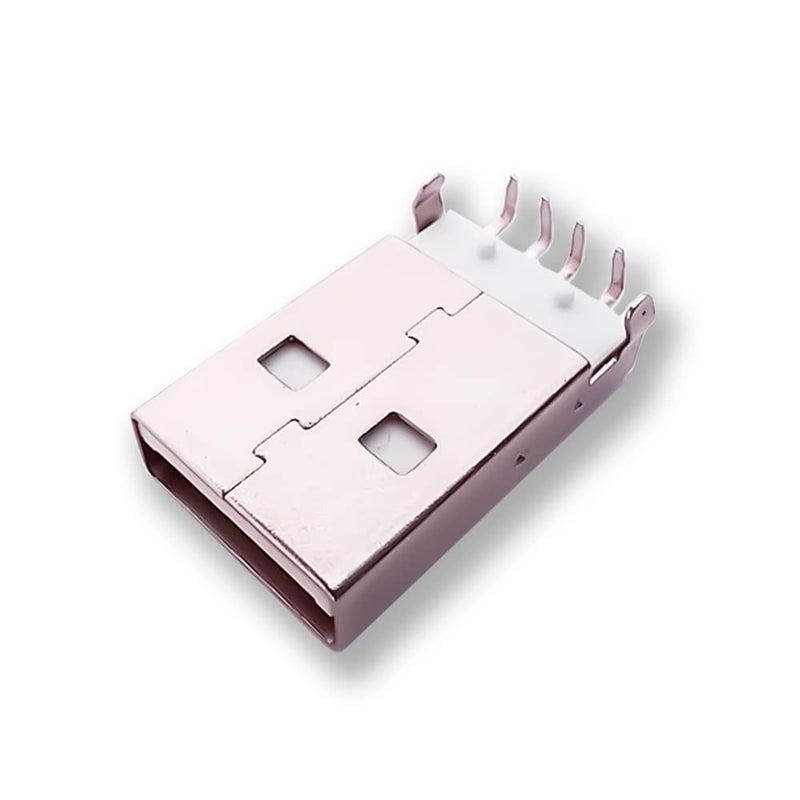 ICSTORE - USB Port Male Type A Plug 4-Pin SMD SMT Jack Solder Connector - 10 Pcs (90 Degree) - Image 2