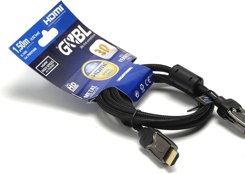 GBL G&BL PHDUP150M HDMI Cable 1.5 m Black - Image 5