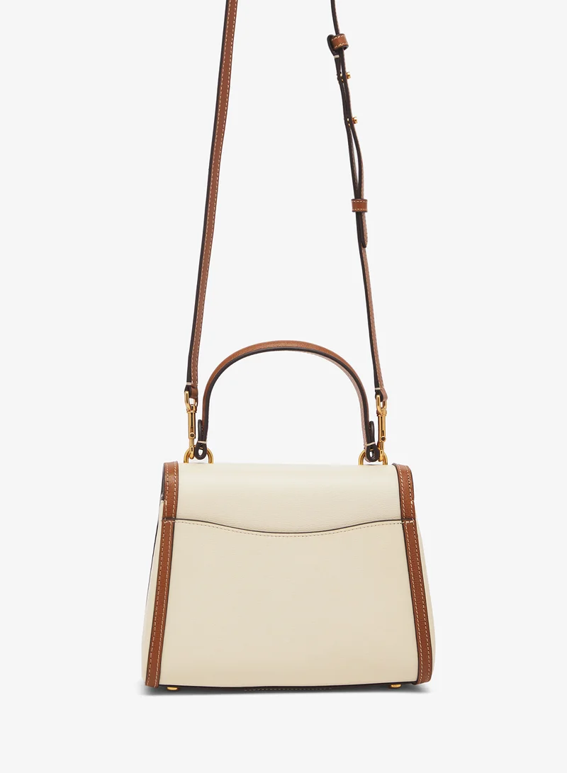 Kate Spade Logo Detail Flap Over Satchel