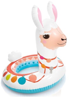 INTEX 58221NP-Deluxe Animal Swim Ring 86x58cm / 34"x23", Alpaca  - Image 1