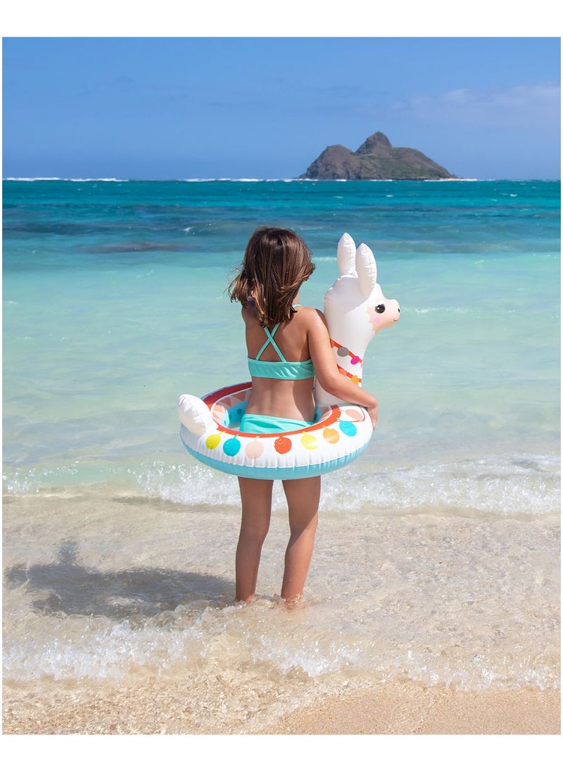 INTEX 58221NP-Deluxe Animal Swim Ring 86x58cm / 34"x23", Alpaca  - Image 4