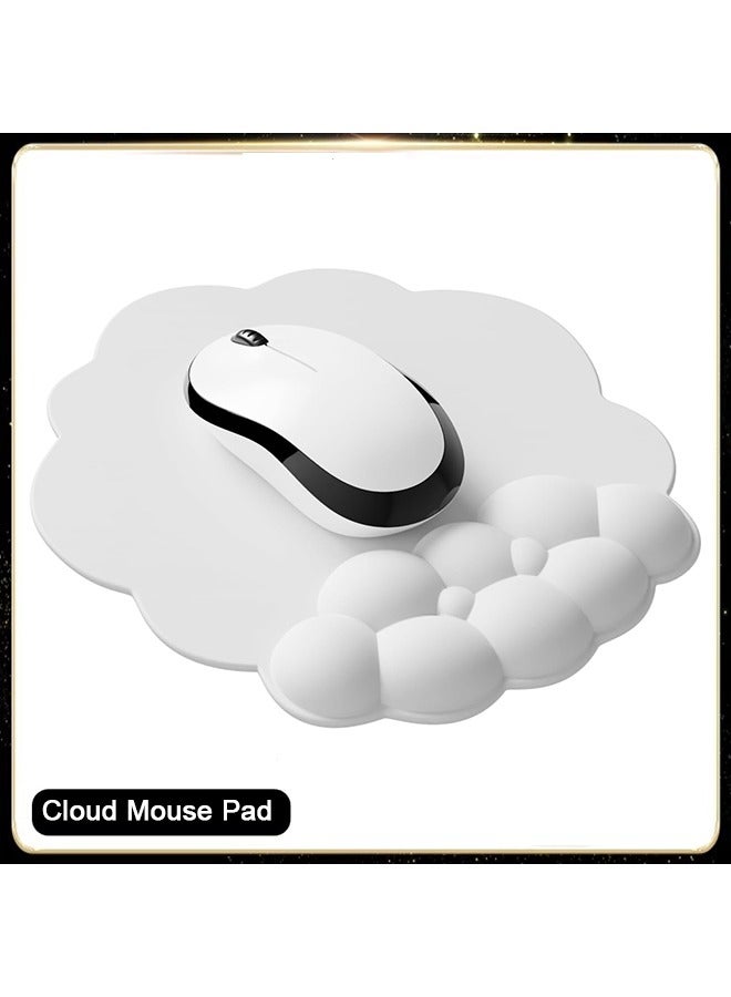 Cloud Mouse Pad with Wrist Rest Support, Ergonomic Gaming Mouse Pad Pain Relief  - Image 1