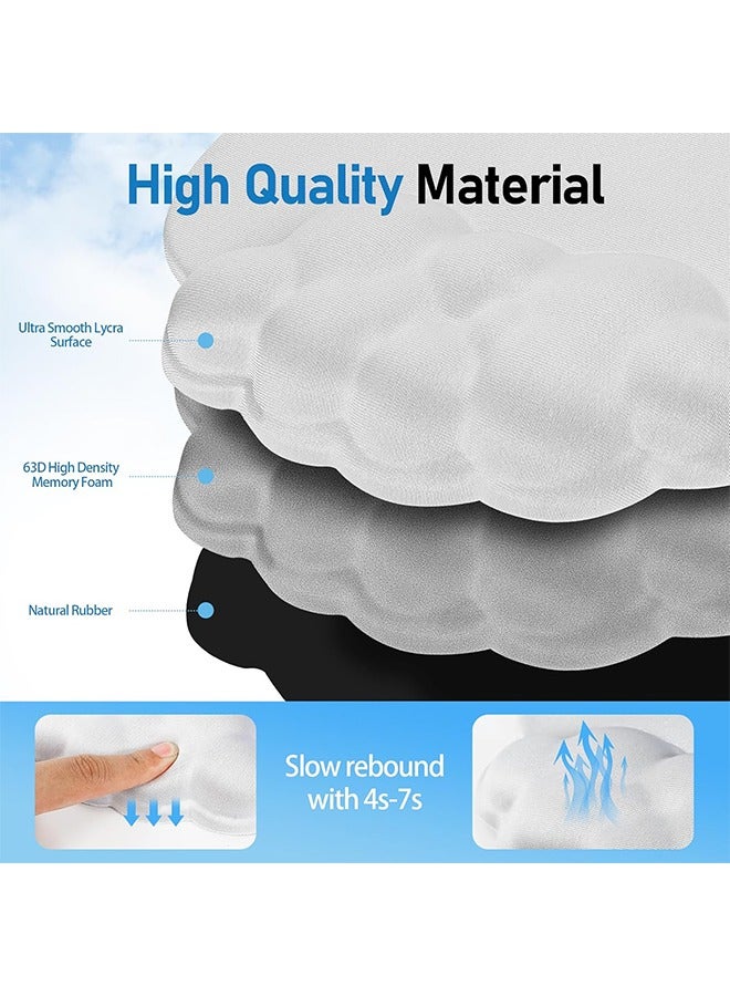 Cloud Mouse Pad with Wrist Rest Support, Ergonomic Gaming Mouse Pad Pain Relief  - Image 4