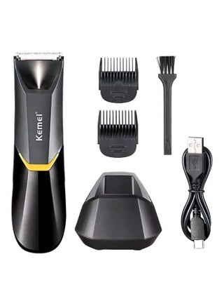 Professional Body Hair Trimmer KM-3208 Black/Yellow - view 2
