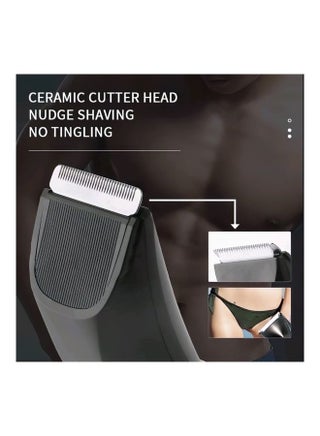 Professional Body Hair Trimmer KM-3208 Black/Yellow - view 5