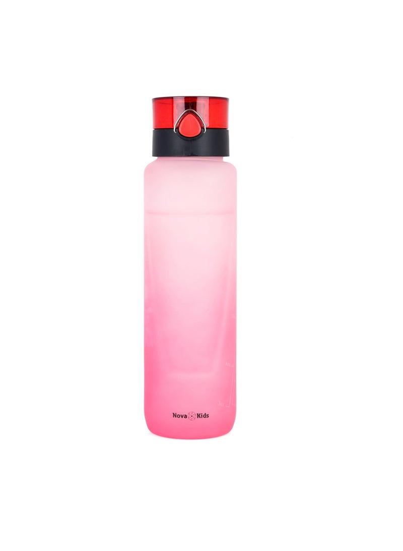 Nova kids Water Bottle 1000 ML - Red - Image 1