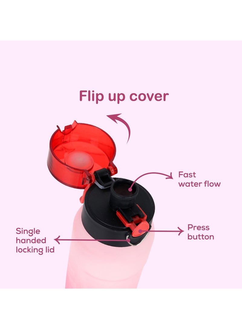 Nova kids Water Bottle 1000 ML - Red - Image 3