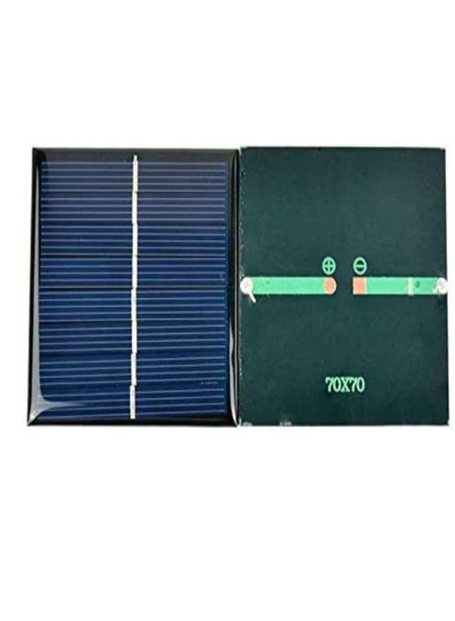 ESPtronics 2 Pc 70 x 70 mm DIY Small Mini Solar Panel Cell 6v 100mah Science Experiment Project Kit Learning Education STEM for Students and School Kids Square Shape - Image 3