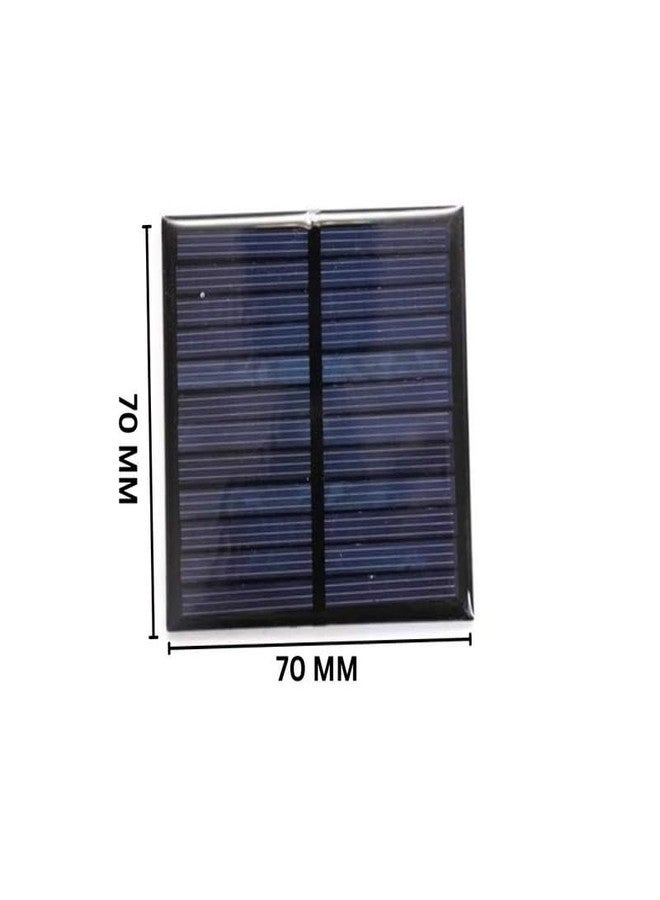 ESPtronics 2 Pc 70 x 70 mm DIY Small Mini Solar Panel Cell 6v 100mah Science Experiment Project Kit Learning Education STEM for Students and School Kids Square Shape - Image 2