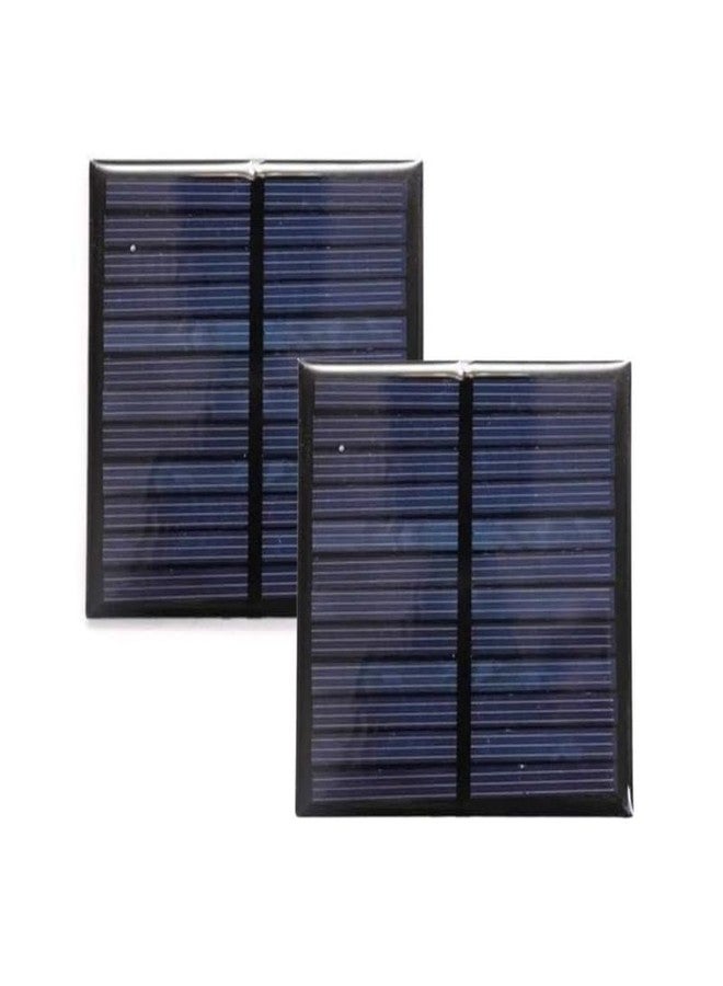 ESPtronics 2 Pc 70 x 70 mm DIY Small Mini Solar Panel Cell 6v 100mah Science Experiment Project Kit Learning Education STEM for Students and School Kids Square Shape - Image 1