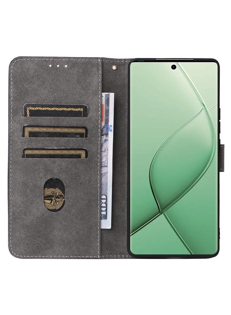 Fankalo Phone Case for Tecno Spark 20 Pro Plus with RFID Security Protection Flip PU Leather Wallet Case with Card Holder Shockproof Protective Cover - Image 3